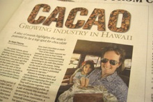 Image of article on cacao in Star-Advertiser
